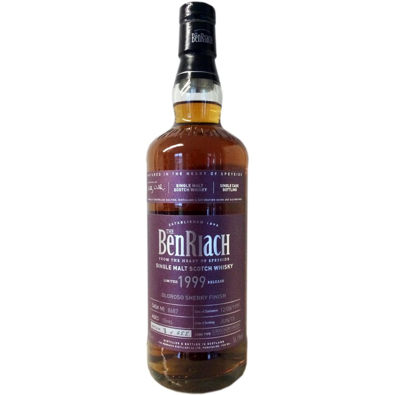 Benriach Single Cask #8687 1999 15 Year Old Whisky | 700ML
