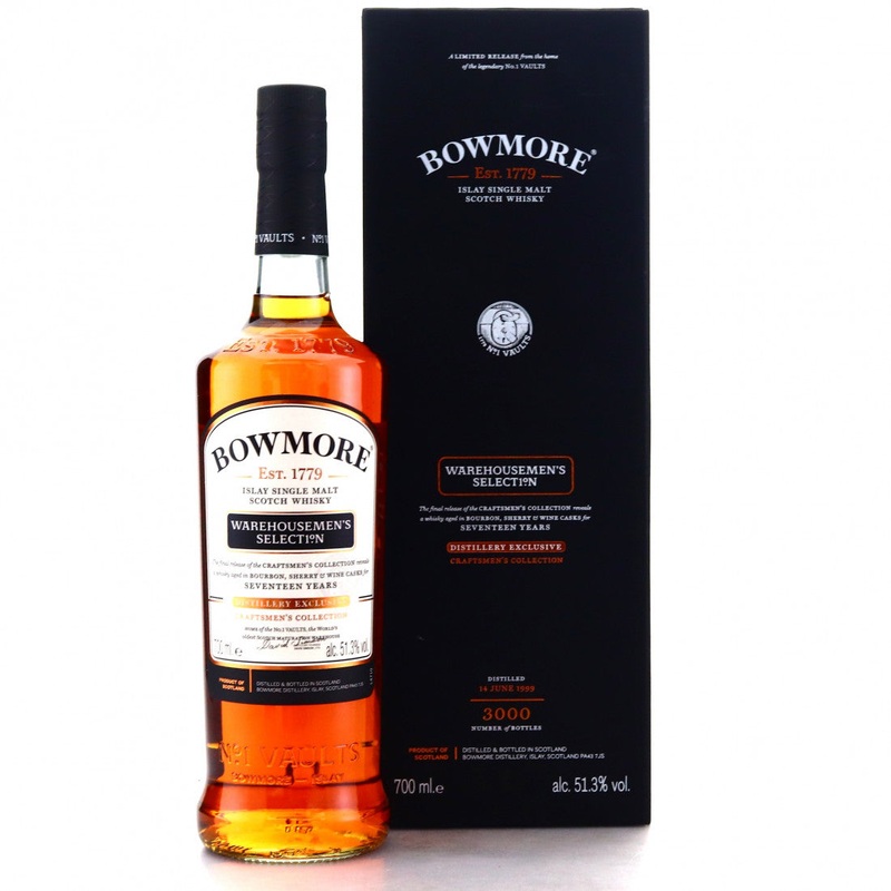 Bowmore Warehousemen's Selection 1999 17 Year Old Whisky | 700ML