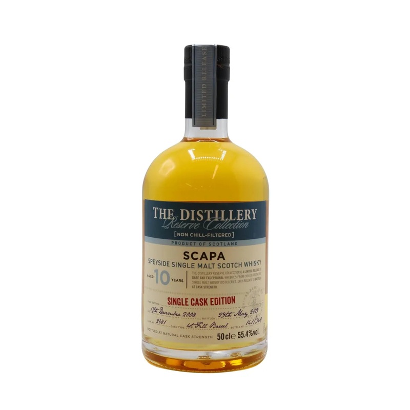Scapa Distillery Reserve Collection Single Cask #2681 2008 10 Year Old Whisky | 500ML