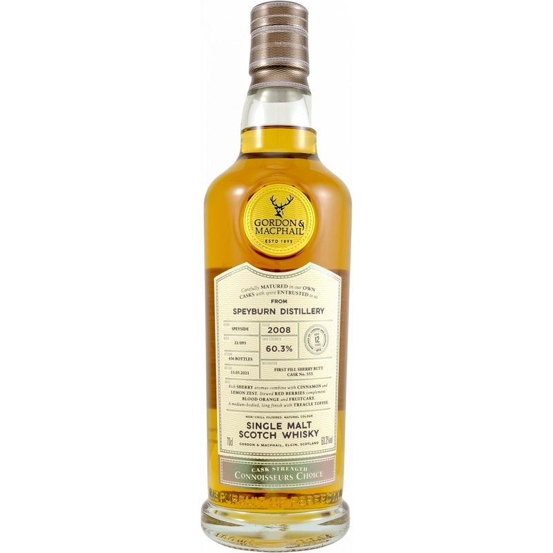 Speyburn Connoisseurs Choice Single Cask 2008 12 Year Old Whisky | 700ML