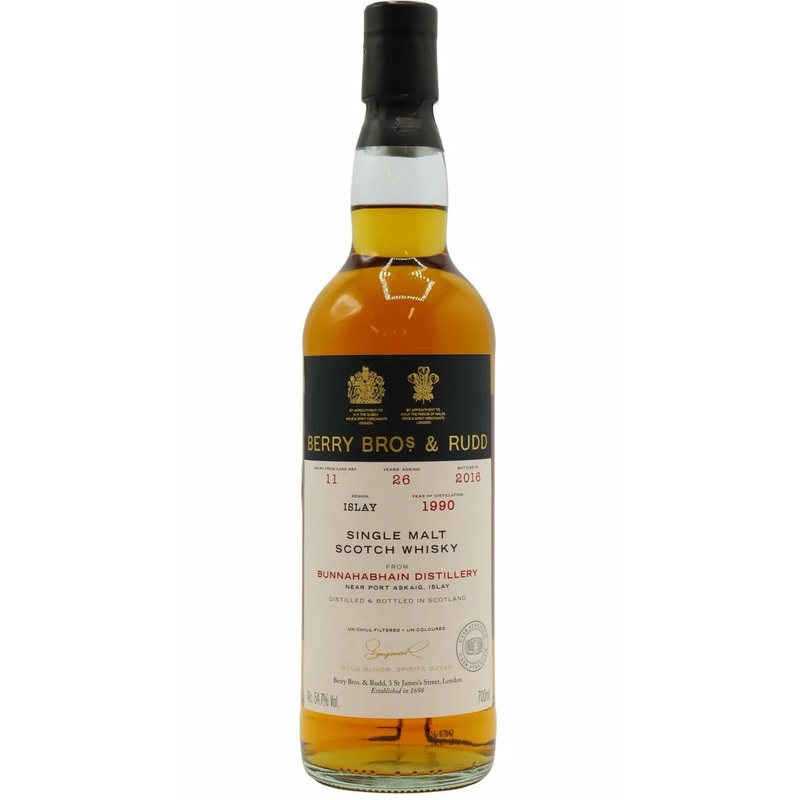Bunnahabhain Berry Bros & Rudd Single Cask #11 1990 26 Year Old Whisky | 700ML
