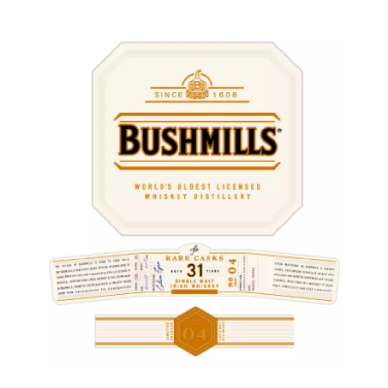 Bushmills Rare Casks 31 Year Old Limited Release #04 Irish Whisky