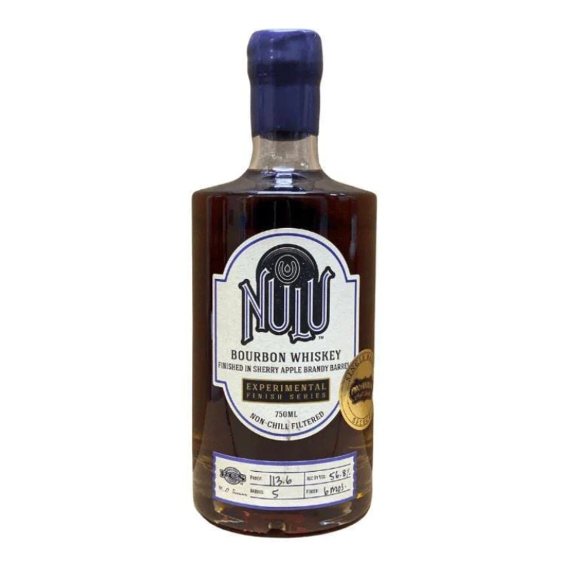 Nulu Experimental Finish Series Finished in Sherry Apple Brandy Barrels Bourbon Whisky