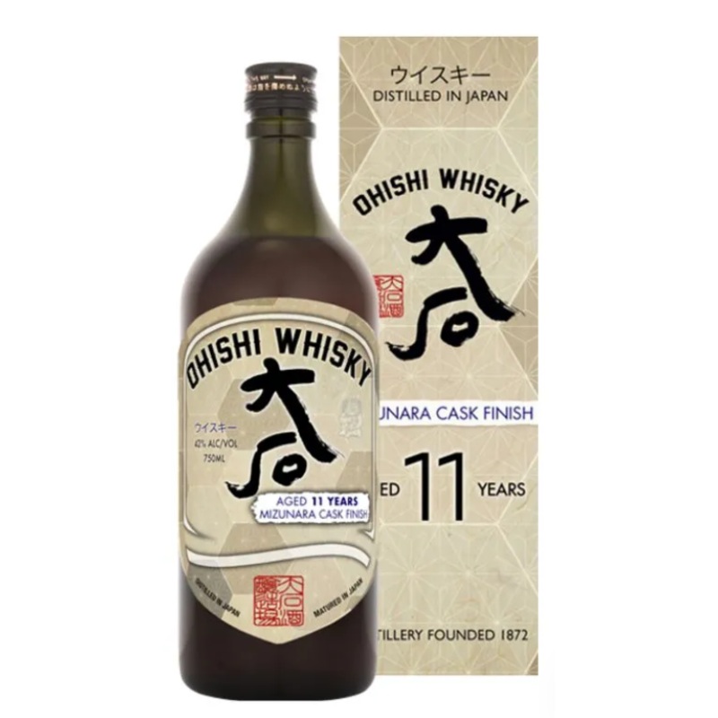Ohishi 11 Year Old Mizunara Cask Finish Japanese Whisky