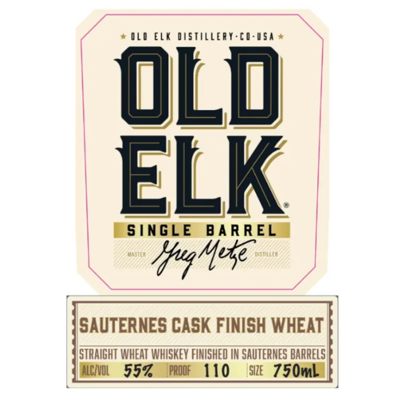 Old Elk Single Barrel Sauternes Cask Finished Wheat Whisky