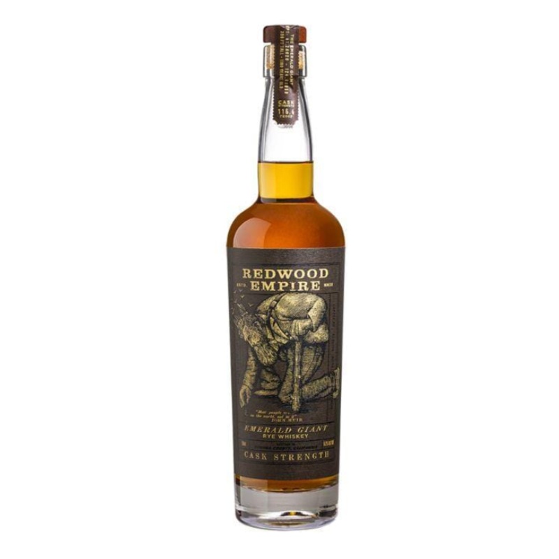 Redwood Empire Cask Strength Emerald Giant Rye Whisky
