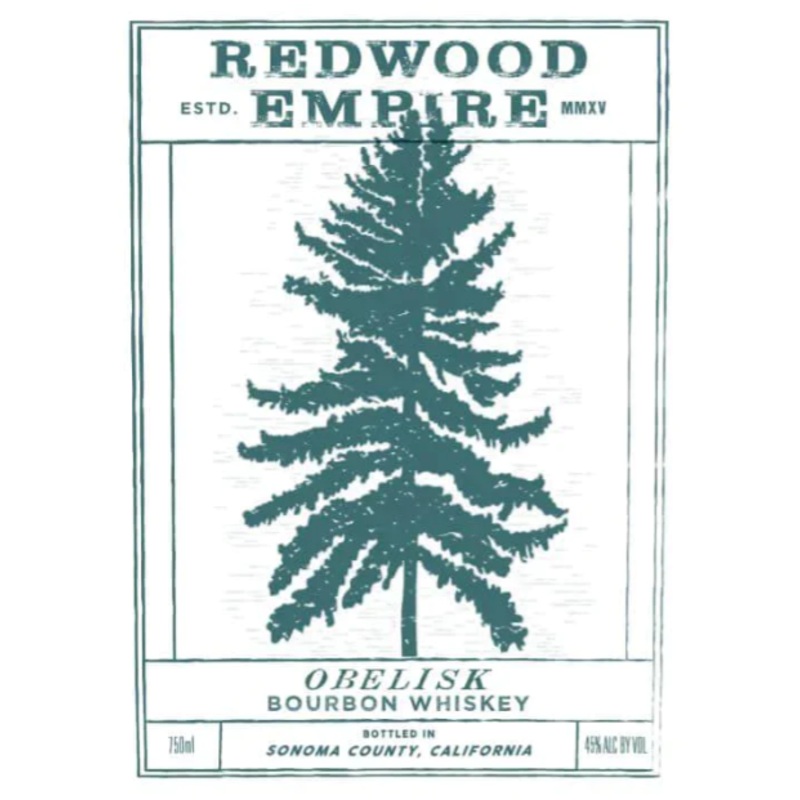 Redwood Empire Obelisk Bourbon Whisky