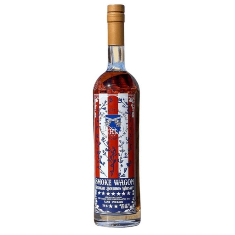 Smoke Wagon Red White & Blue 2022 Edition Straight Bourbon Whisky