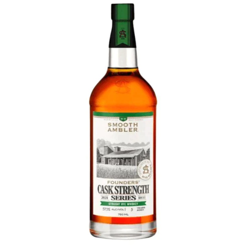 Smooth Ambler Founders Cask Strength 2021 Series Batch #1 Straight Rye Whisky