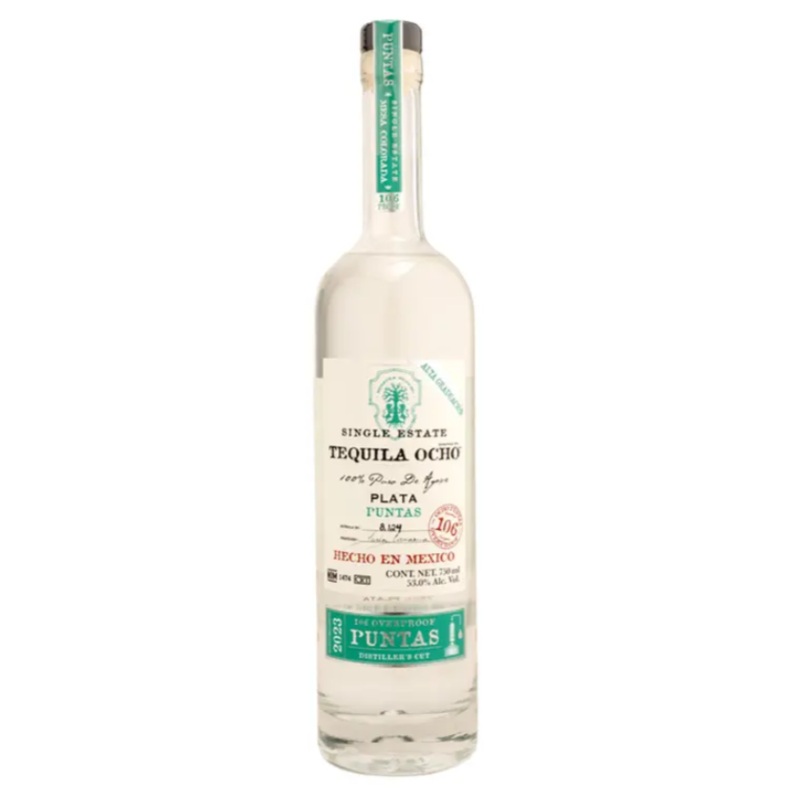 Tequila Ocho 2023 Single Estate Plata Puntas Tequila