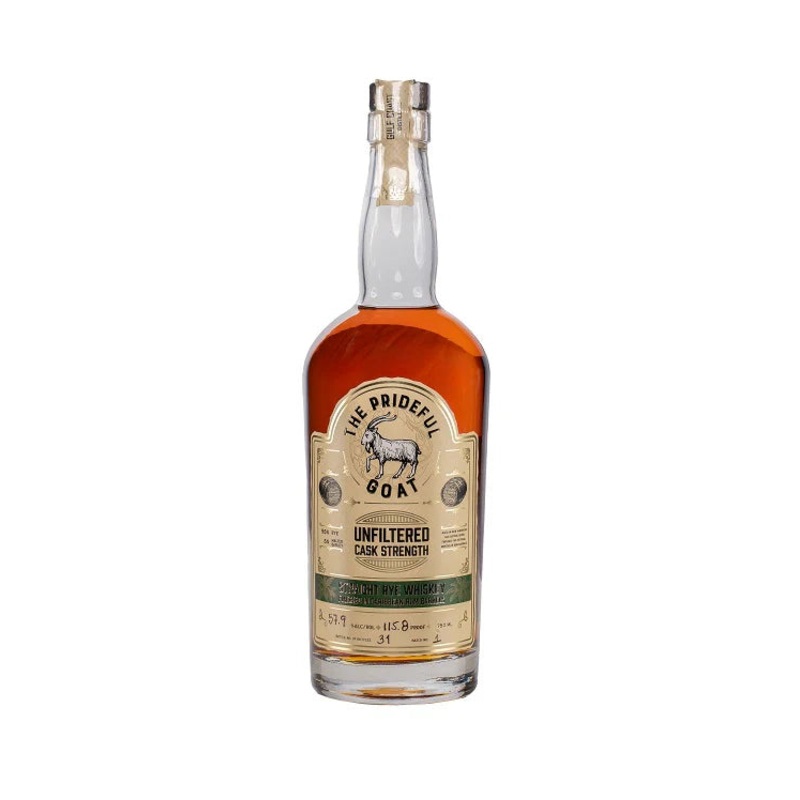 The Prideful Goat Cask Strength Finished in Rum Barrels Rye Whisky