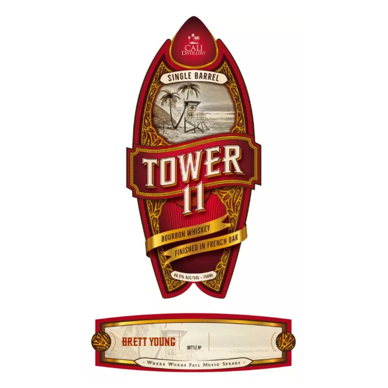 Tower 11 Single Barrel by Brett Young Bourbon Whisky