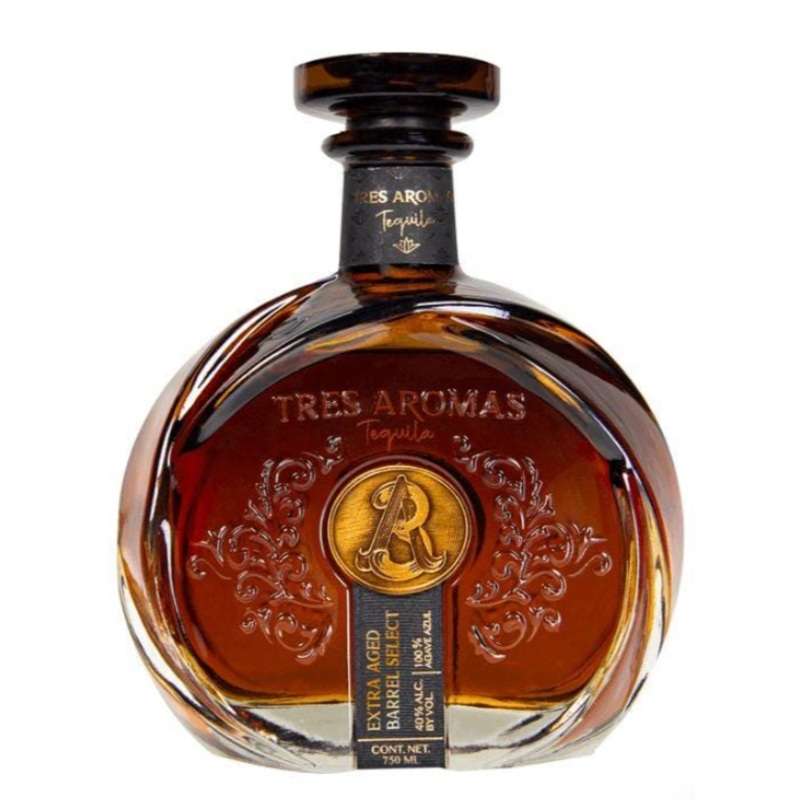 Tres Aromas Extra Aged Anejo Barrel Select Tequila