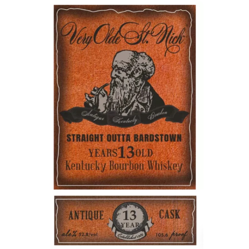 Very Olde St. Nick 13 Year Old Straight Outta Bardstown Bourbon Whisky