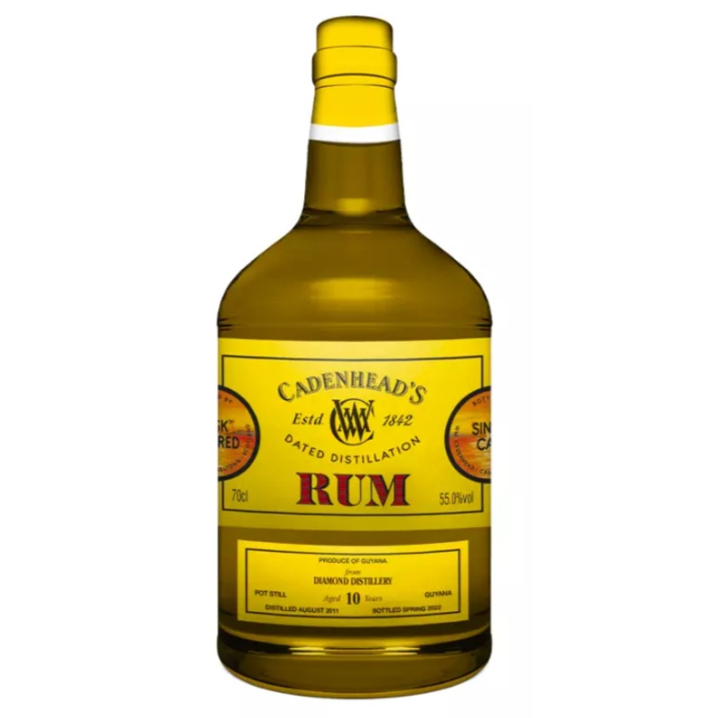 WM Cadenhead's 10 Year Old Diamond Distillery Rum | 700ML