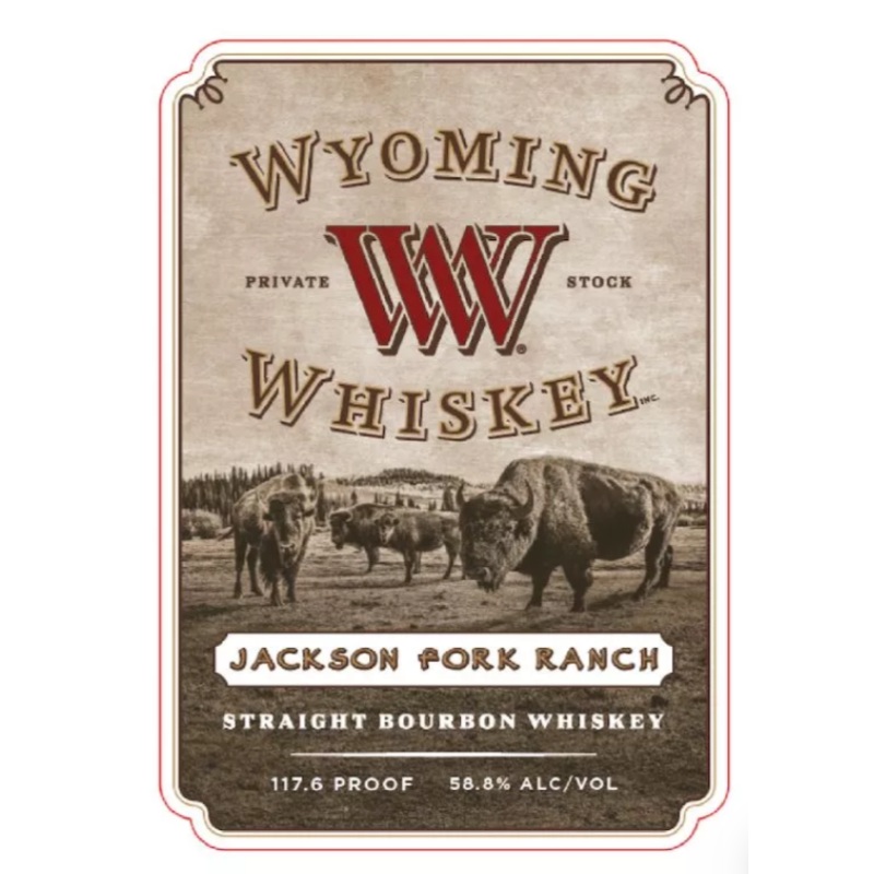 Wyoming Whiskey Jackson Fork Ranch Straight Bourbon Whisky