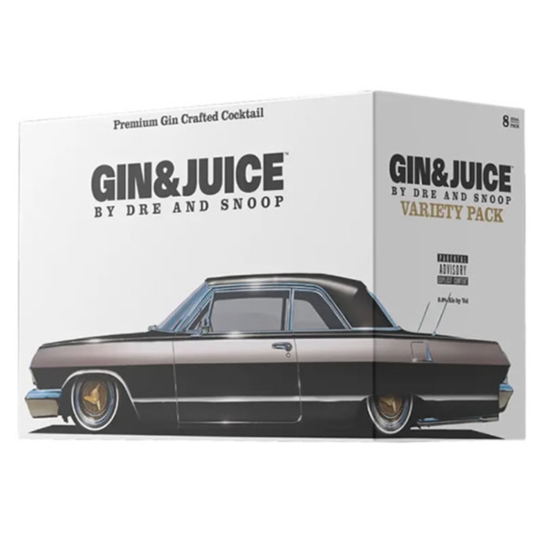 Dr. Dre & Snoop Dogg | Gin & Juice | Variety 8x355ML | 2024 New Release