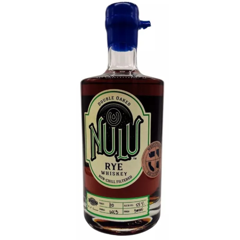 Nulu Double Oaked 'West Coast Exclusive' Single Barrel Rye Whisky