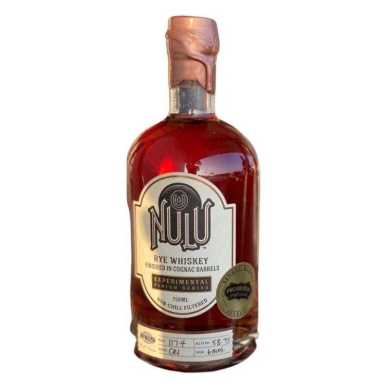 Nulu Experimental Finish Series Finished in Cognac Barrels Rye Whisky