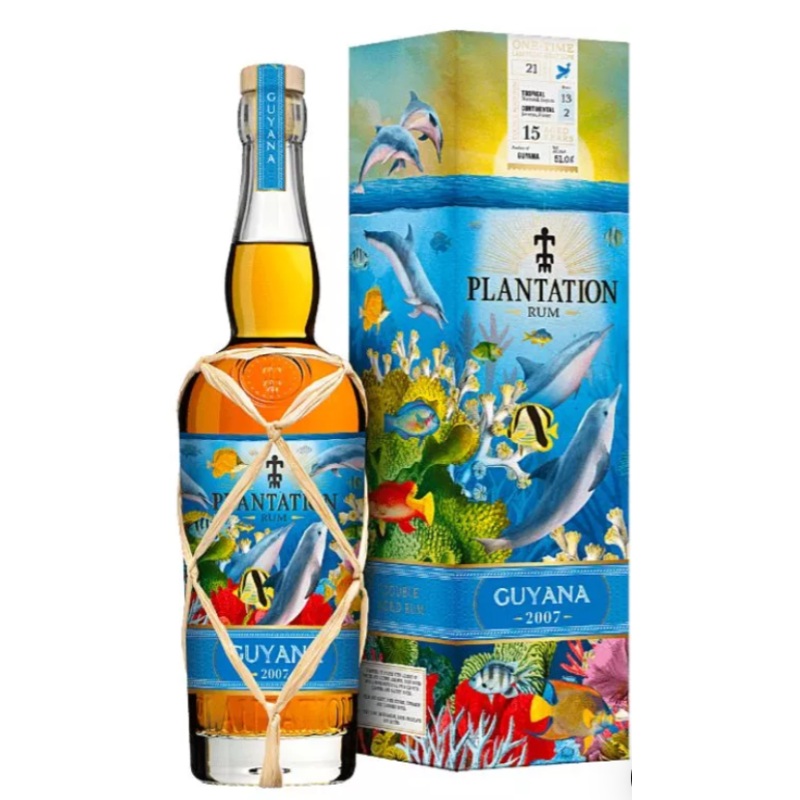 Plantation Guyana 2008 Double Aged 15 Year Old Vintage Collection Rum