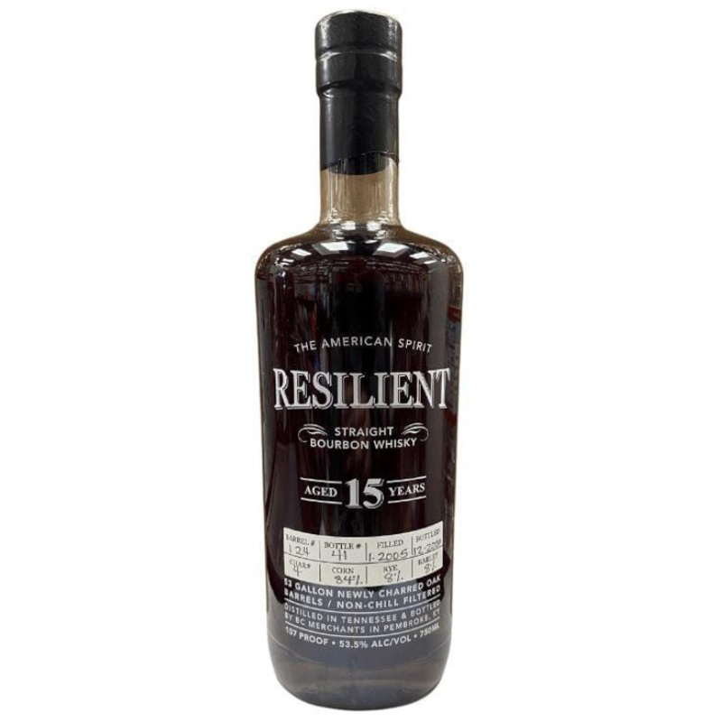 Resilient Single Barrel #124 15 Year Old Straight Bourbon Whisky