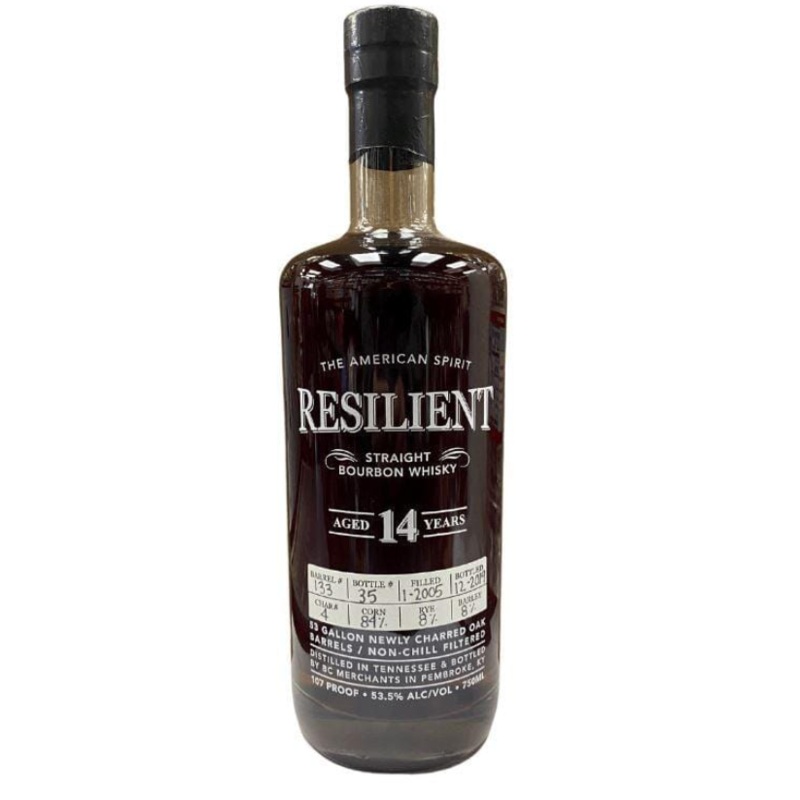 Resilient Single Barrel #133 14 Year Old Straight Bourbon Whisky