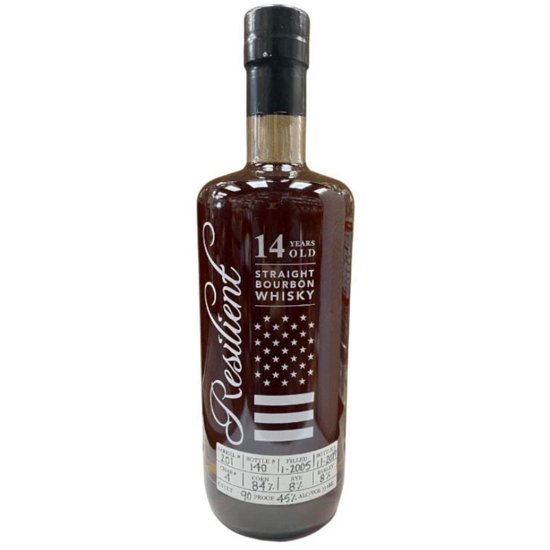 Resilient Single Barrel #201 14 Year Old Straight Bourbon Whisky