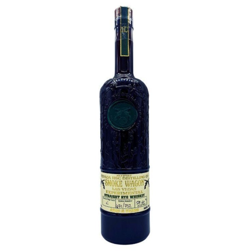 Smoke Wagon Aged 9 Year Old Experimental Barrel Char C Straight Rye Whisky