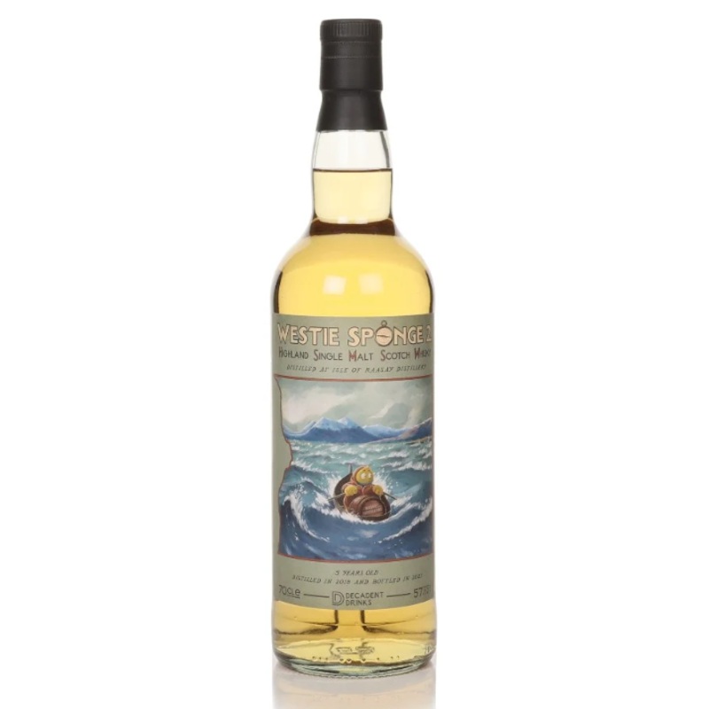 Raasay 5 Year Old 2018 Westie Sponge #2 Decadent Drinks Single Malt Scotch Whisky | 700ML